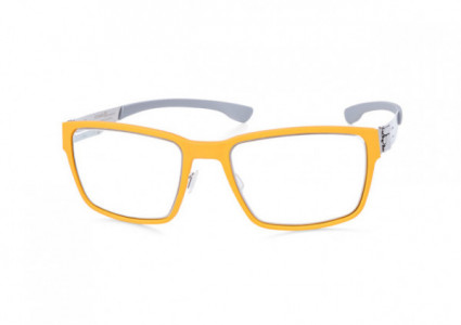 ic! berlin Nino S. Eyeglasses, Chrome-Yellow
