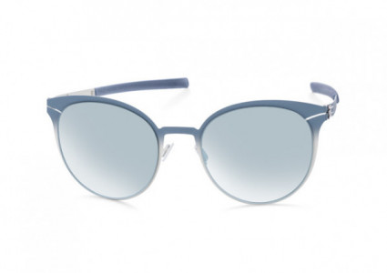 ic! berlin Yiting Y. Sunglasses, Sky Blue Fade (Lacquer)