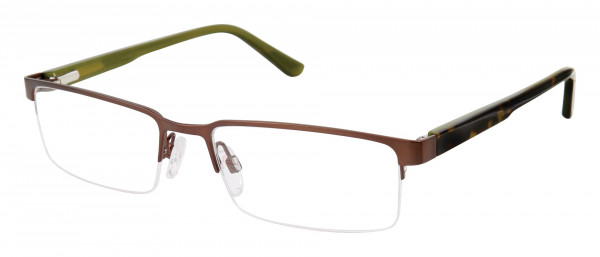 Geoffrey Beene G439 Eyeglasses, Brown (BRN)