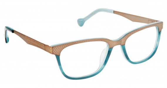 Lisa Loeb TIGGLE Eyeglasses, AZURE (C3)