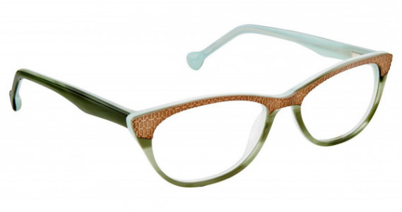 Lisa Loeb SHIGGLE Eyeglasses, SAGE (C4)