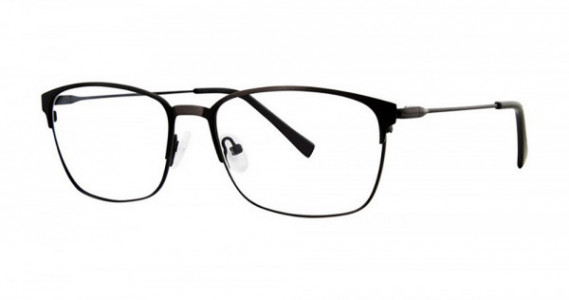 Big Mens Eyewear Club BIG BAT Eyeglasses, Matte Black/Gunmetal