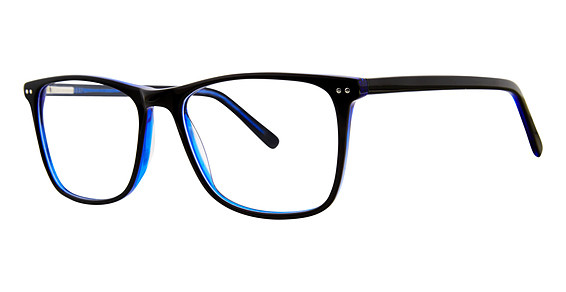 Big Mens Eyewear Club BIG TIMBER Eyeglasses, Black/Navy