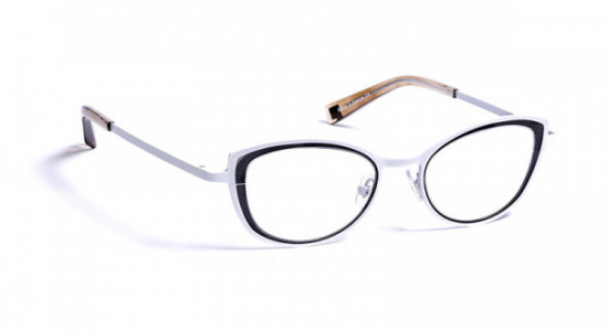 J.F. Rey JF2807 Eyeglasses, WHITE/BRUSHED GREY (1005)