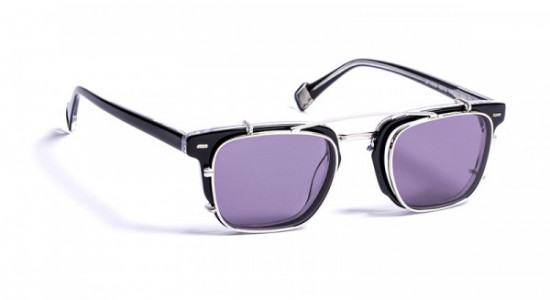 J.F. Rey JF1449 Eyeglasses, BLACK/CRYSTAL WITH SUN CLIP (0010)