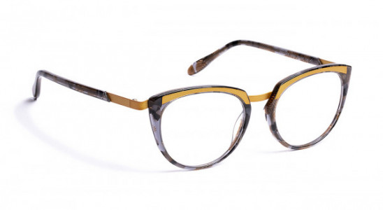 Boz by J.F. Rey FRICOTE Eyeglasses, BLACK SPOTLIGHT/YELLOW GOLD (0050)