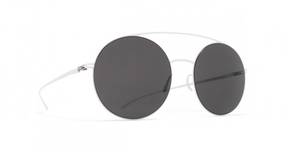 Mykita MMESSE017 Sunglasses, E13 WHITE - LENS: DARK GREY SOLID