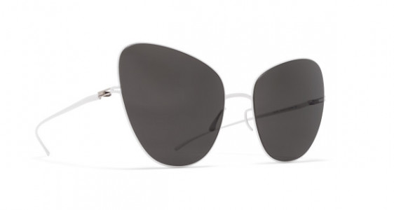 Mykita MMESSE018 Sunglasses, E13 WHITE - LENS: DARK GREY SOLID