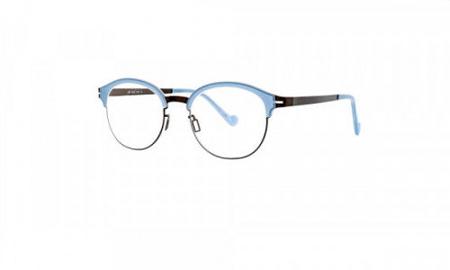 Uber Race Eyeglasses, Brown/Blue