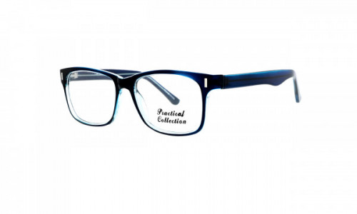 Practical Marie Eyeglasses, Blue/Crystal