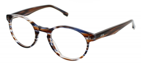 IZOD 2038 Eyeglasses, Brown Blue Horn