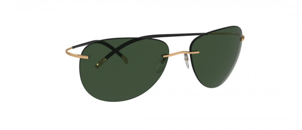Silhouette TMA Collection 8697 Sunglasses, 7730 SLM POL Green