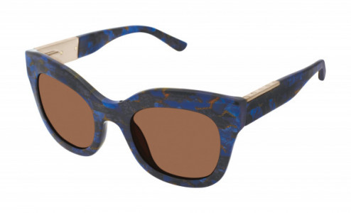 L.A.M.B. LA536 Sunglasses, Blue (BLU)