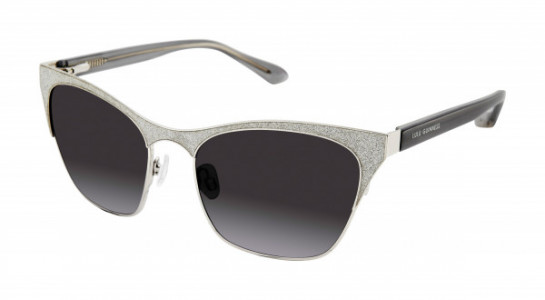 Lulu Guinness L155 Sunglasses, Silver (SIL)