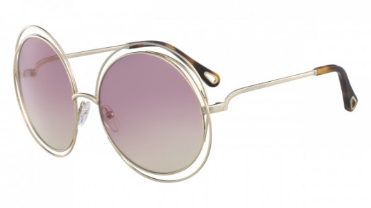 Chloé CE114SD Sunglasses, (702) GOLD/HAVANA/GRAD ROSE HONEY LE