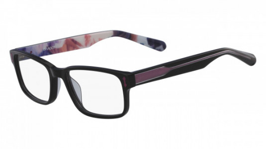 Dragon DR136ASYMBOL OWEN Eyeglasses, (014) BLACK/IUNA TANTI