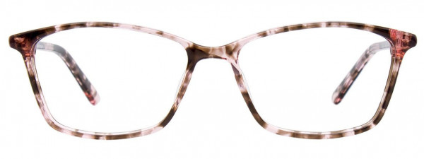 EasyClip EC421 Eyeglasses, 010 - Brown & Crystal Marbled