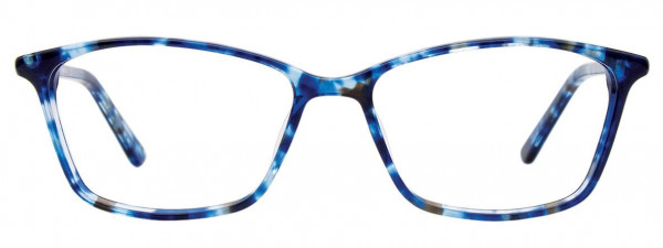 EasyClip EC421 Eyeglasses, 050 - Blue & Crystal Blue Marbled