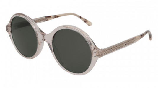 Bottega Veneta BV0127S Sunglasses, NUDE with GREY polarized lenses