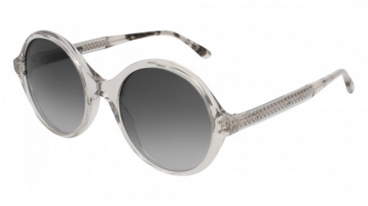 Bottega Veneta BV0127S Sunglasses, GREY with GREY lenses