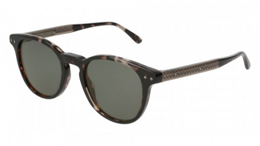 Bottega Veneta BV0128S Sunglasses, HAVANA with BROWN temples and BROWN lenses