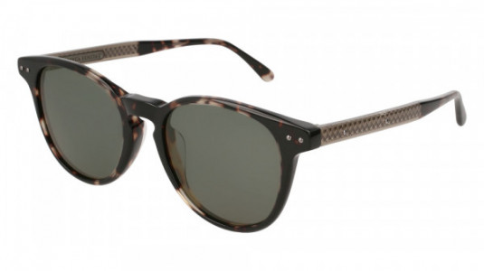 Bottega Veneta BV0128SA Sunglasses, 004 - HAVANA with BROWN temples and BROWN lenses