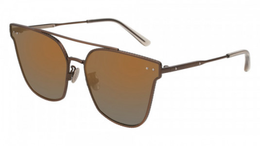 Bottega Veneta BV0140S Sunglasses, BRONZE with BRONZE lenses