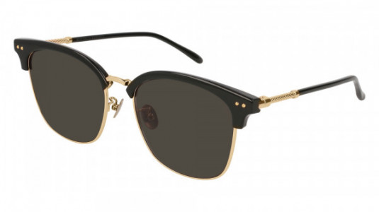 Bottega Veneta BV0155SK Sunglasses, GOLD with GREY lenses