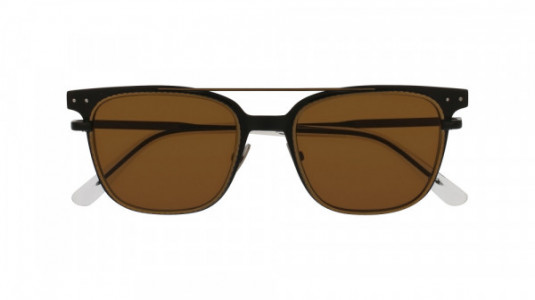 Bottega Veneta BV0095S Sunglasses, BLACK with BROWN lenses