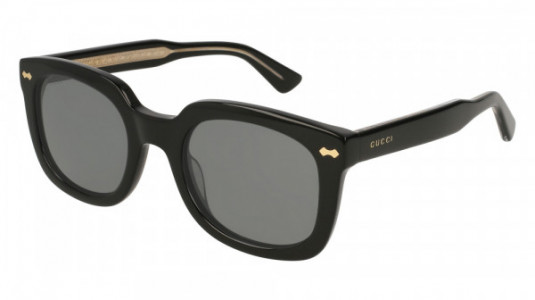 Gucci GG0181S Sunglasses, BLACK with GREY lenses
