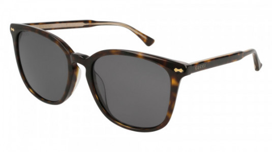 Gucci GG0194SK Sunglasses, HAVANA with GREY lenses