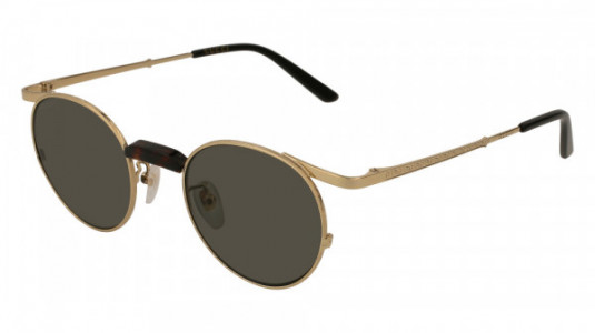Gucci GG0238S Sunglasses, GOLD with GREY lenses