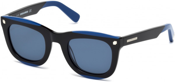 Dsquared2 DQ0223 Milo Sunglasses, 05V - Black/other / Blue
