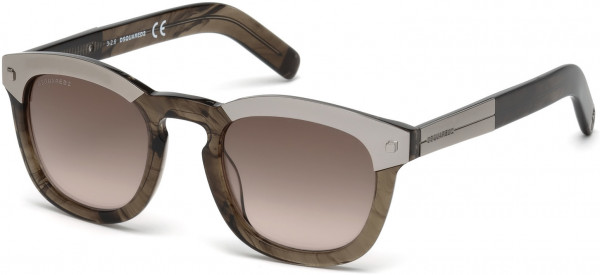 Dsquared2 DQ0248 Saint Sunglasses, 20F - Grey/other / Gradient Brown