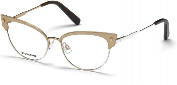 Dsquared2 DQ5172 Grenoble Eyeglasses, 033 - Gold/other