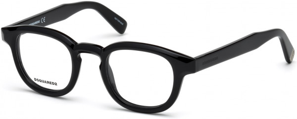 Dsquared2 DQ5246 Eyeglasses, 001 - Shiny Black