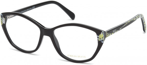 Emilio Pucci EP5050 Eyeglasses, 005 - Black/other