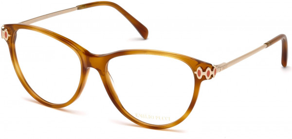 Emilio Pucci EP5055 Eyeglasses, 053 - Blonde Havana