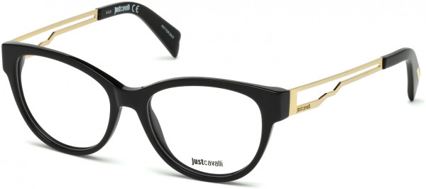Just Cavalli JC0802 Eyeglasses, 001 - Shiny Black