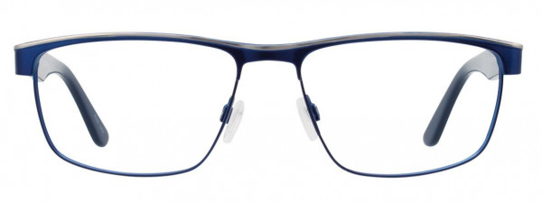 Greg Norman GN275 Eyeglasses, 050 - Satin Dark Blue & Steel