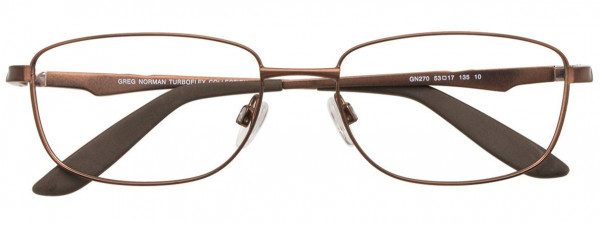 Greg Norman GN270 Eyeglasses, 010 - Satin Brown
