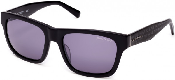 Kenneth Cole New York KC7220 Sunglasses, 02C - Matte Black / Smoke Mirror