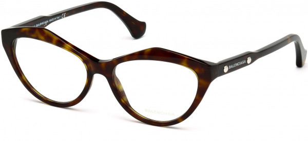Balenciaga BA5042 Eyeglasses, 048 - Shiny Dark Brown