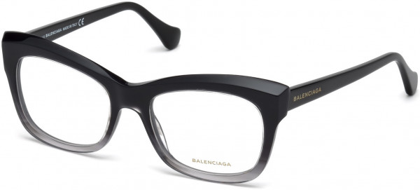 Balenciaga BA5069 Eyeglasses, 001 - Shiny Black