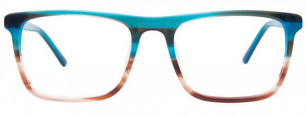 Takumi TK1068 Eyeglasses, 050 - Blue Marbled & Brown