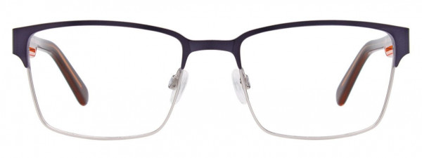 Takumi TK1047 Eyeglasses, 050 - Satin Navy & Silver