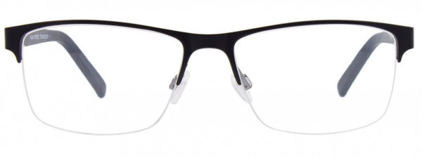 Takumi TK1046 Eyeglasses, 090 - Satin Black & Dark Steel
