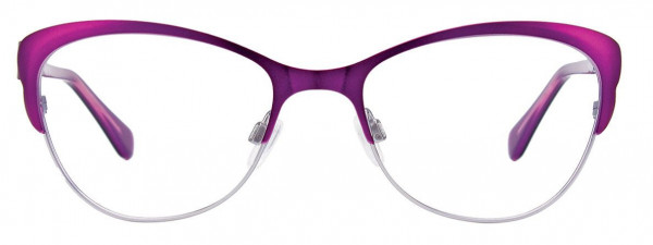 Takumi TK1027 Eyeglasses, 080 - Satin Purple & Silver
