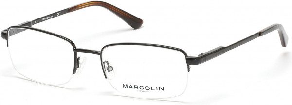 Marcolin MA3002 Eyeglasses, 001 - Shiny Black