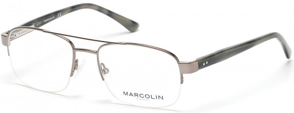 Marcolin MA3009 Eyeglasses, 008 - Shiny Gunmetal